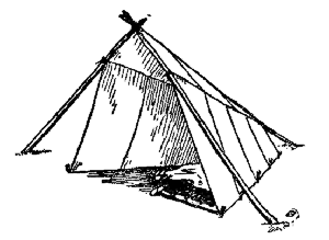 A trapper's tent