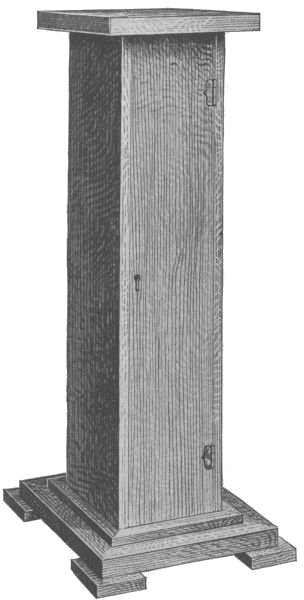 how to make a wood pedestal